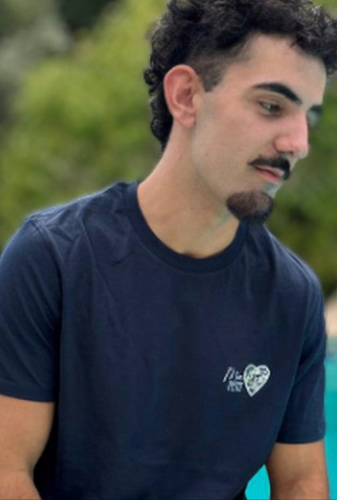 Tee-shirt Mon Petit đ â Bleu