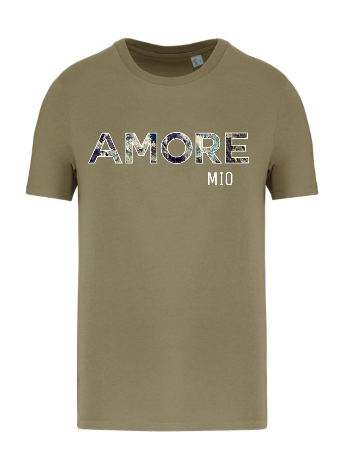 Tee-shirt AMORE MIO - Vert amande