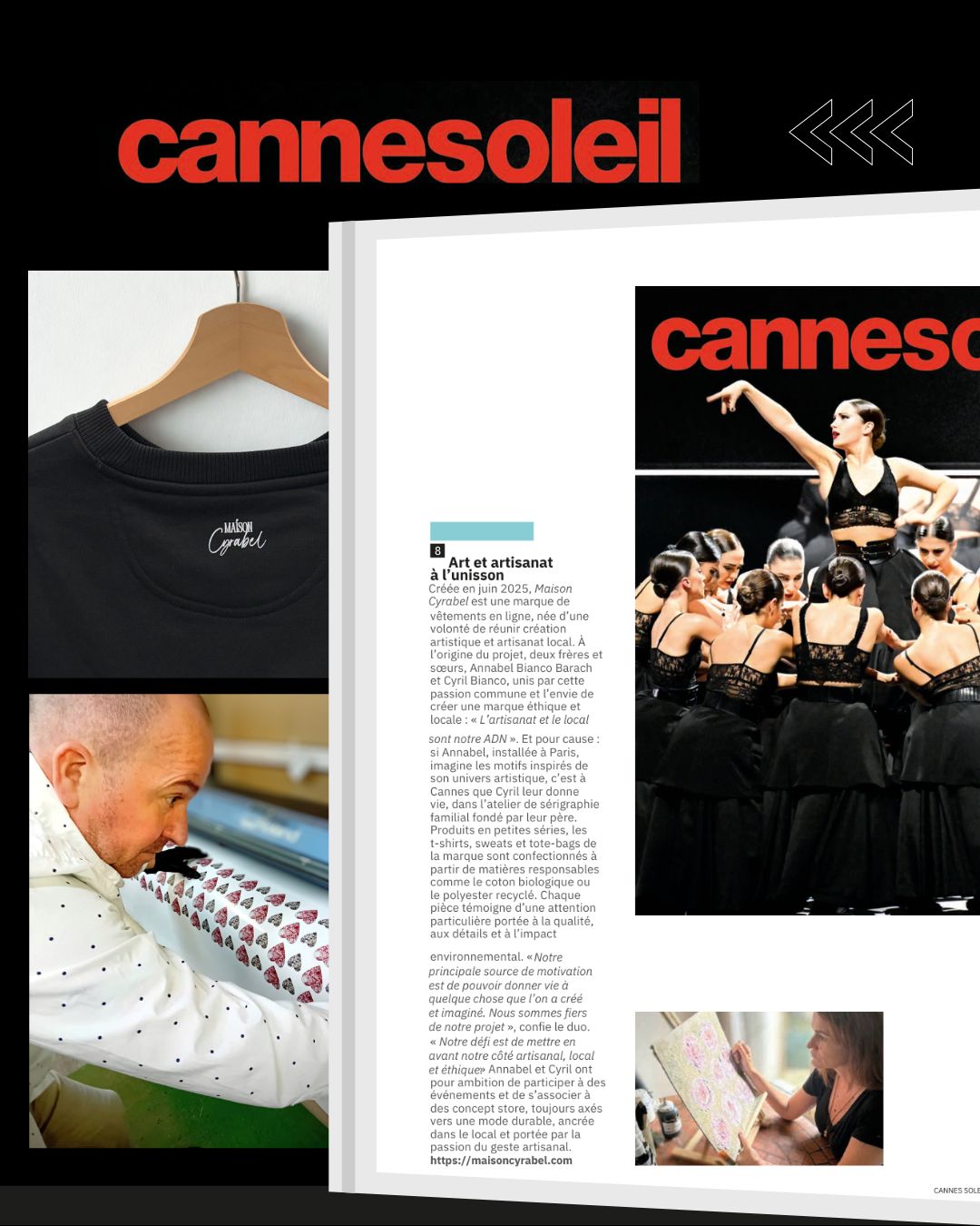 Maison Cyrabel dans le magazine Cannes Soleil