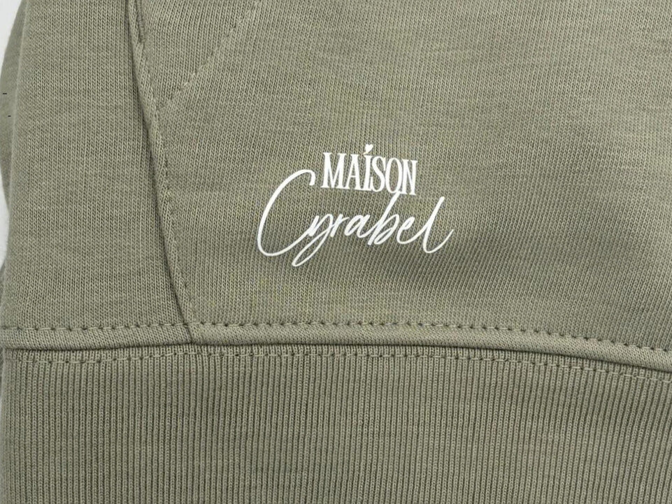 Hoodie  Mon Petit Coeur – Vert sauge