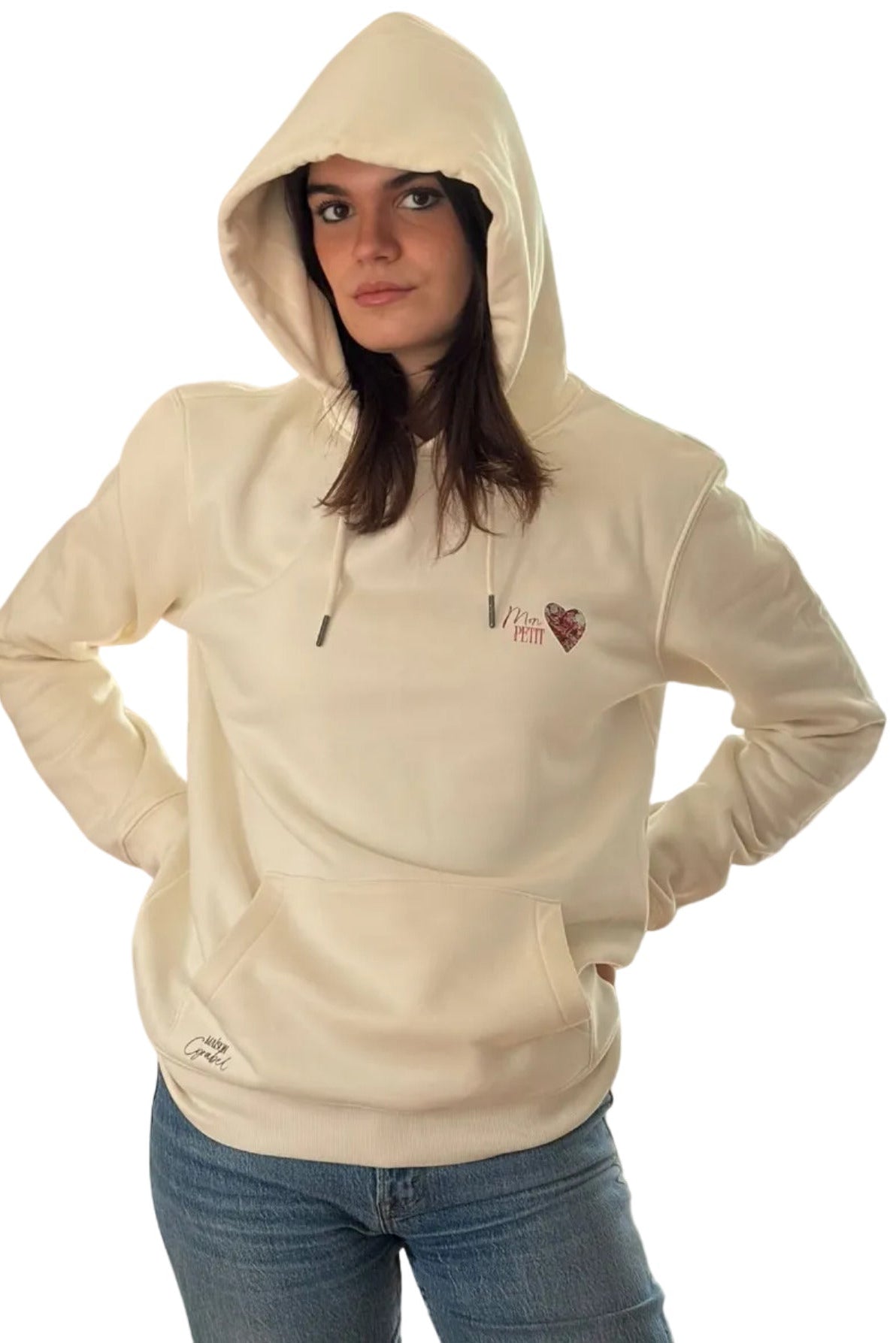 Hoodie  Mon Petit Coeur –  Ivory Sakura