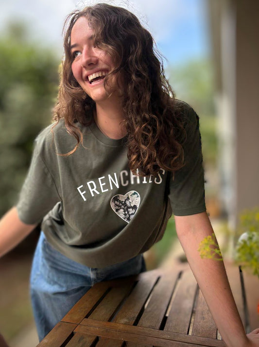 Tee-shirt FRENCHIES – Kaki