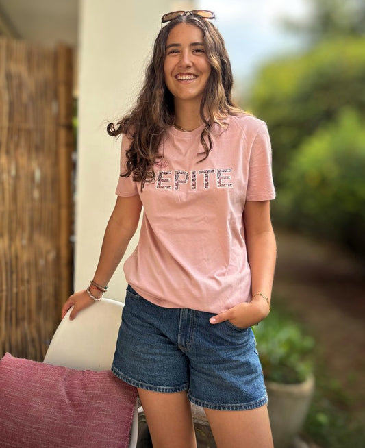 Tee-shirt Petite PÉPITE - Rose perlé