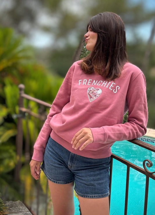 Sweat FRENCHIES - Vieux rose