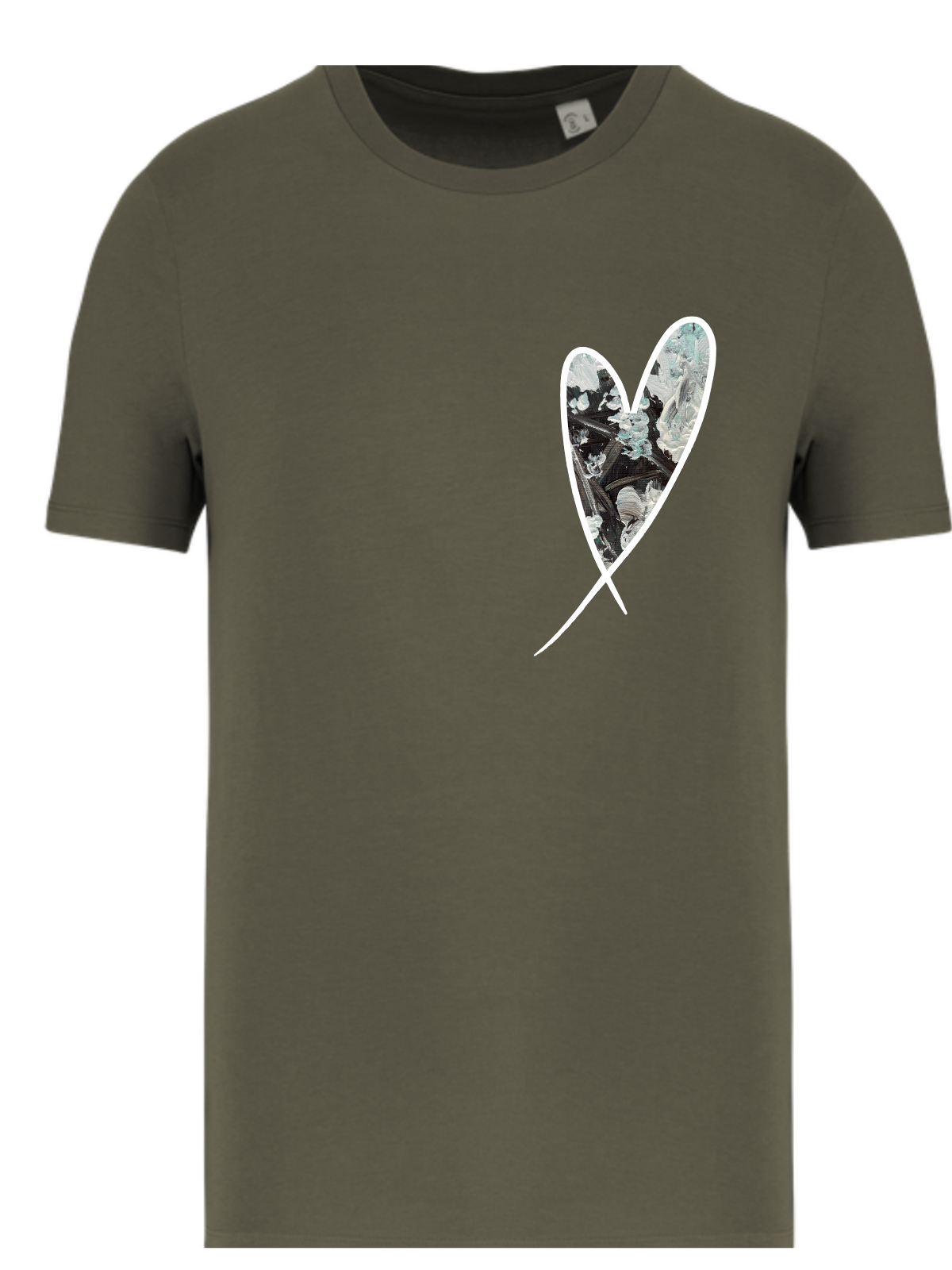 Tee-shirt Piece of my art -  Bleu canard