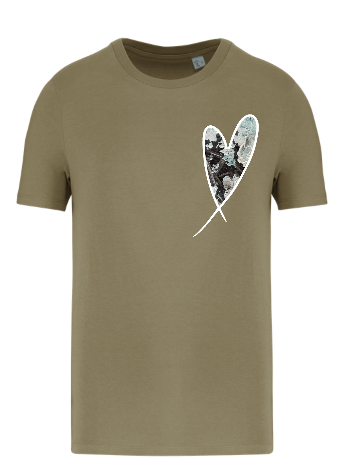 Tee-shirt Piece of my art -  Bleu canard