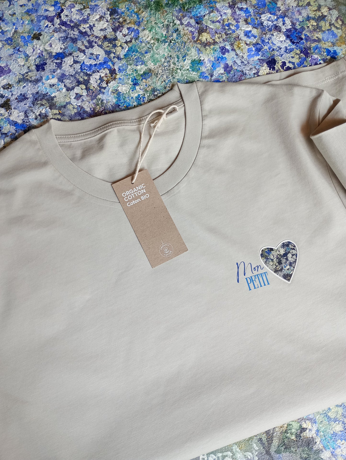 Tee-shirt Mon petit 💛 – Beige