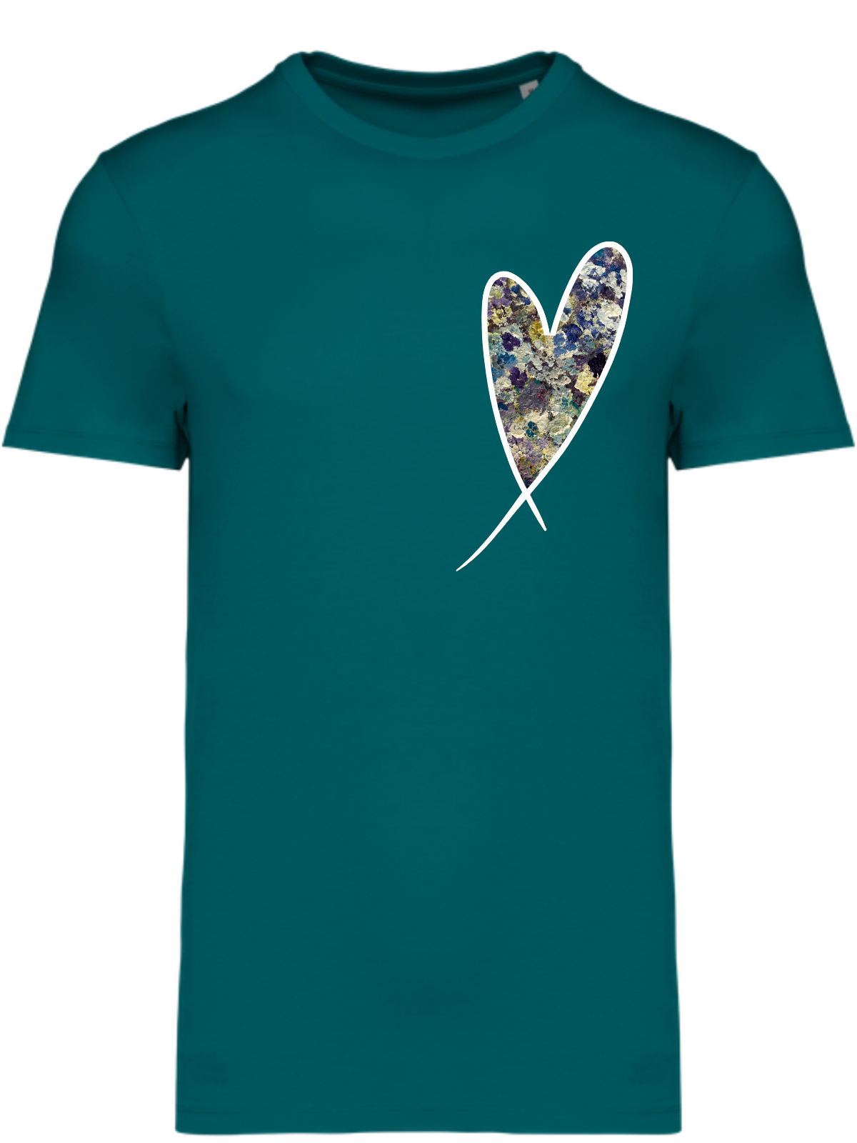 Tee-shirt Piece of my art -  Bleu canard