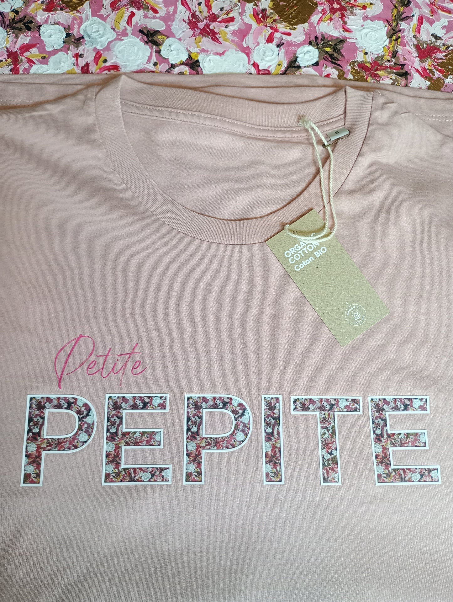 Tee-shirt Petite PÉPITE - Rose perlé